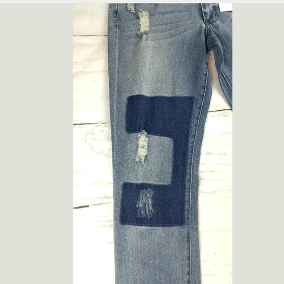 Nanette Lepore Sz 6 boyfriend distressed jeans - Picture 2 of 8